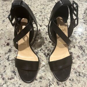 CL Black sandals! Like new!